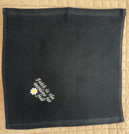 Picture of Embroidered Russel M Nelson Quote Kitchen Towel and Dish Cloth Set