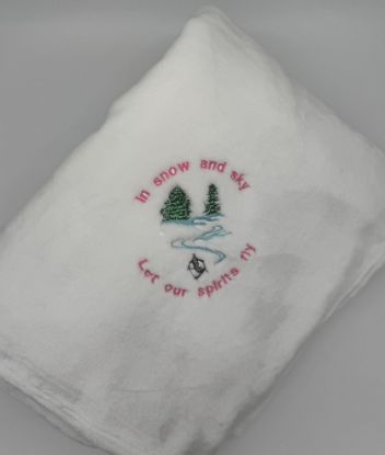 Picture of Embroidered Spirits Fly Ski Blanket